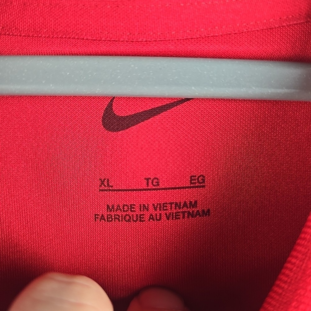 Nike Golf Polo Shirt Mens XL Red Restaurant 365 Logo Performance NWT - Picture 4 of 11